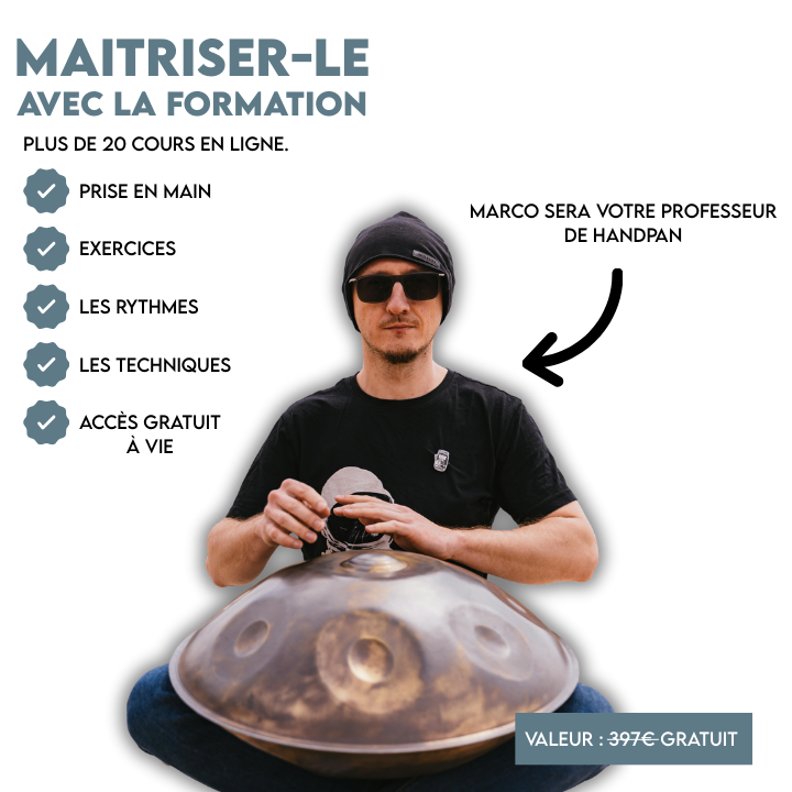 Handpan - Gamme C# Amara