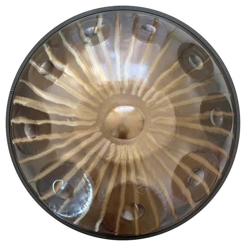 Handpan Léopard 9/10/12 notes Ré mineur Kurd