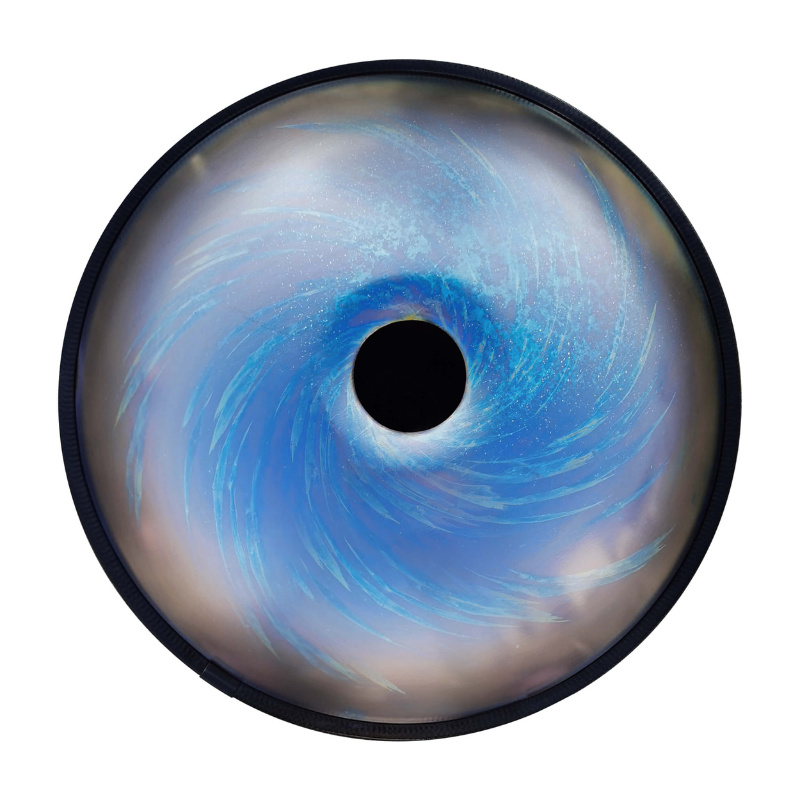 Handpan 9/10/12/13/14 notes bleu Planète - Ré mineur