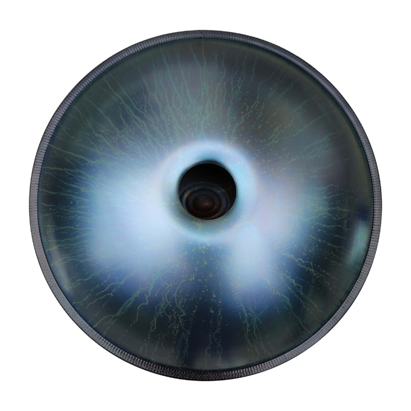 Handpan 9/10/12/13/14 notes bleu foncé - Ré mineur