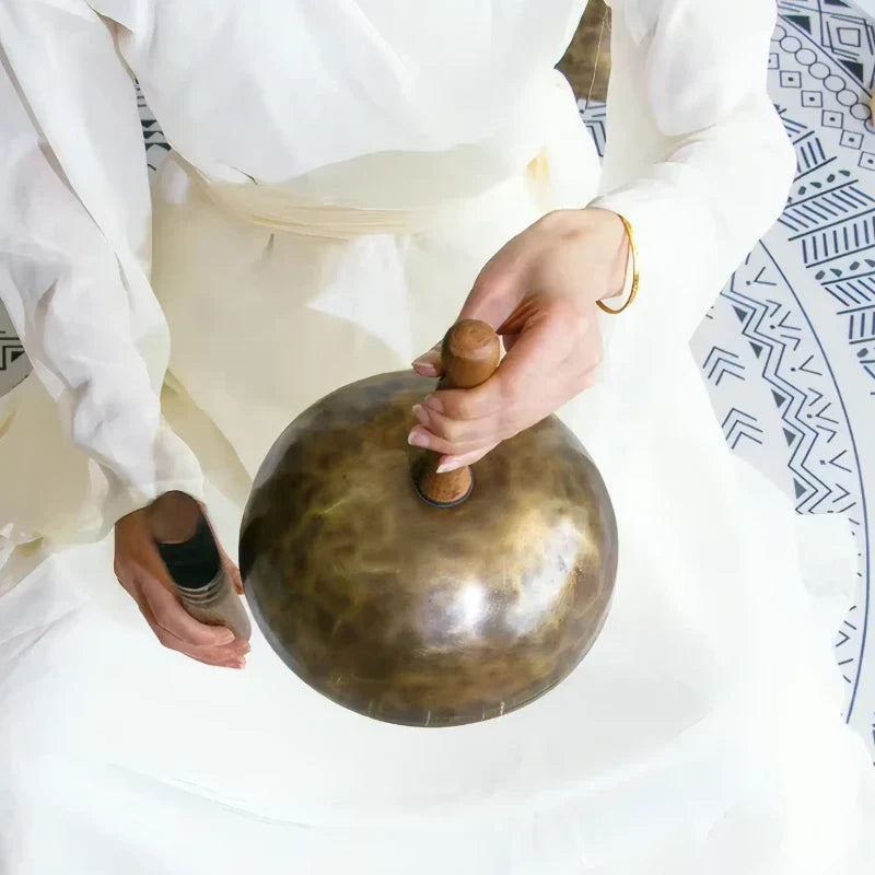 Bol Chantant Ayurveda à Poignée