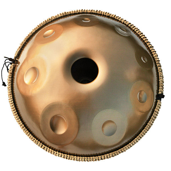 Handpan 17 notes doré - Ré mineur