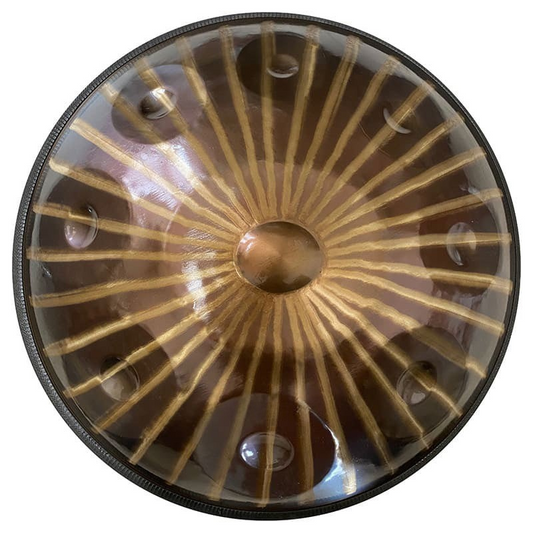 Handpan Léopard 9/10/12 notes Ré mineur Kurd