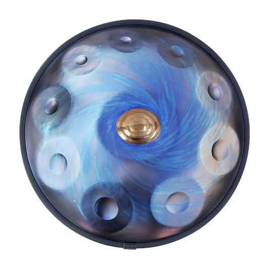 Handpan 9/10/12/13/14 notes bleu Planète - Ré mineur
