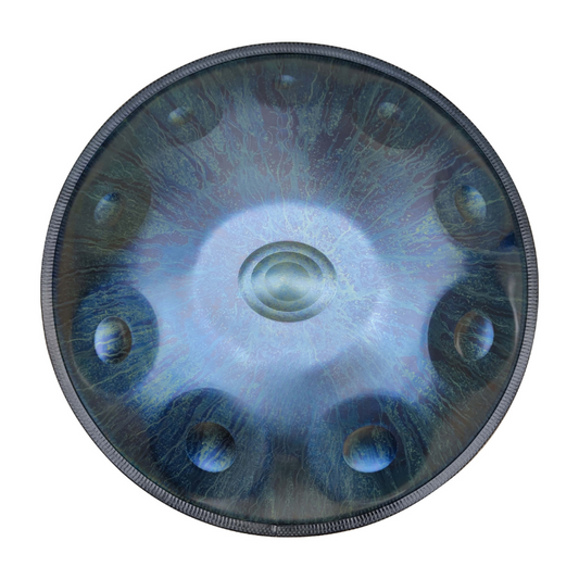 Handpan 9/10/12/13/14 notes bleu foncé - Ré mineur