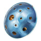 Handpan 13 notes bleu doré - Ré mineur